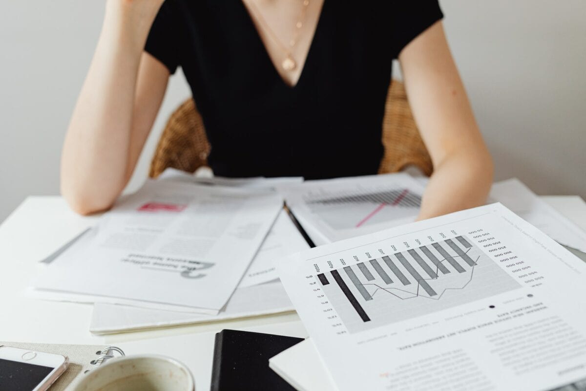 Close-Up Photo of Accounting Documents