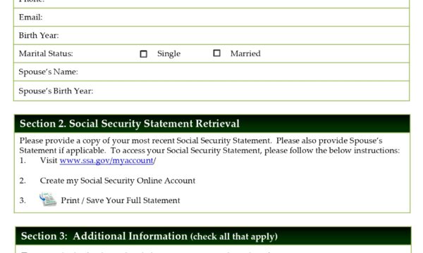 Social-Security-Questionnaire